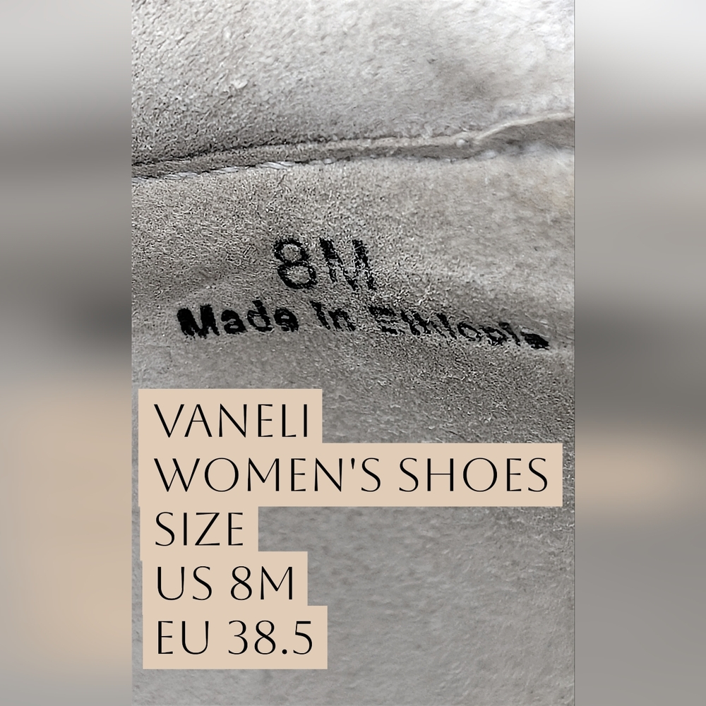 Vaneli Veve Neutral Camel Raffia Upper Beige Sz8M Women Textured Loafers - Picture 10 of 17
